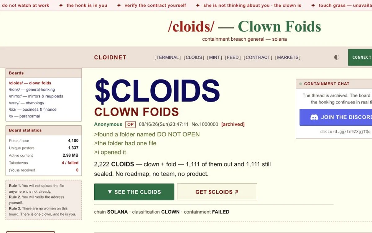 CLOIDS / CLOIDNET: captured source interface